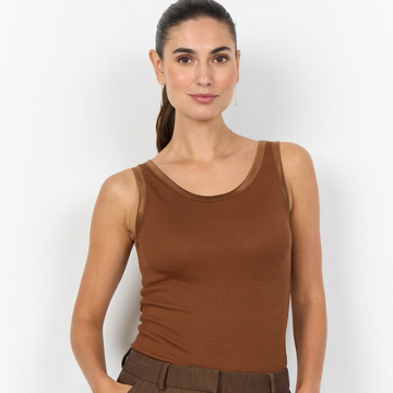 Camisole Femme Brun Soya Concept 5su24749-8710