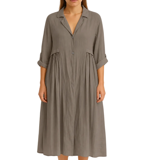 Robe Femme Taupe Eternelle 7-SS26149-9
