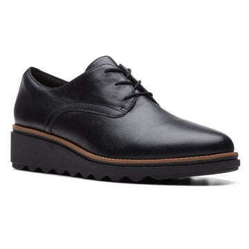 DISPONIBLE EN LIGNE SEULEMENT - CLARKS – SHARON RAE – 26175416 (#580) – CUIR NOIR