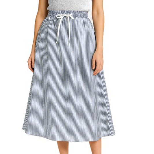 Jupe Femme Rayure Bleu Eternelle 4-SS2615-4