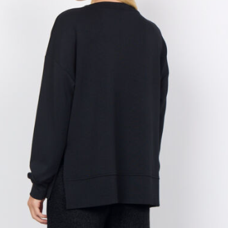 Crewneck Femme Noir Soya Concept 5S26426-9999