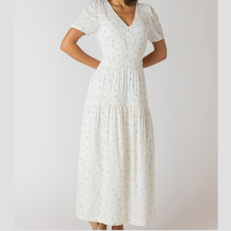 Robe Femme Blanc/fleur Dex 2722531DG-93399