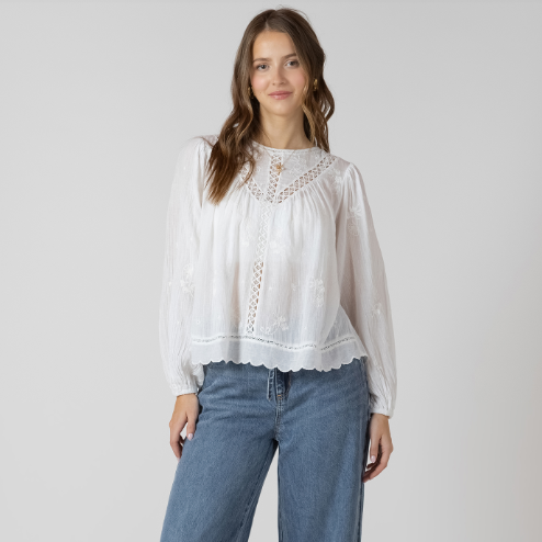 Blouse Femme Blanc Dex 2723706D-11001