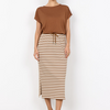 T-shirt Femme Brun Soya Concept 5su27581-8710