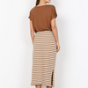 T-shirt Femme Brun Soya Concept 5su27581-8710