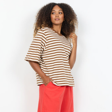 T-shirt Femme Rayée Soya Concept 5su27645-8710