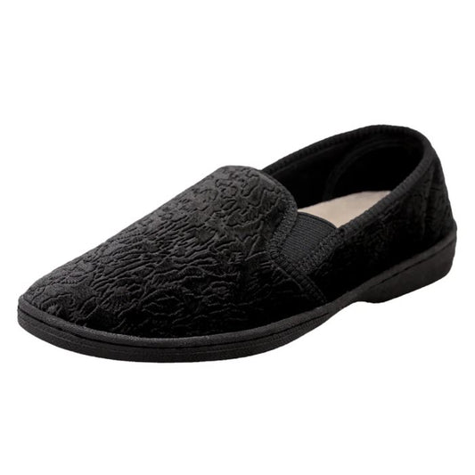 Pantoufle Debbie 2 BKFV noire pour femmes #4124