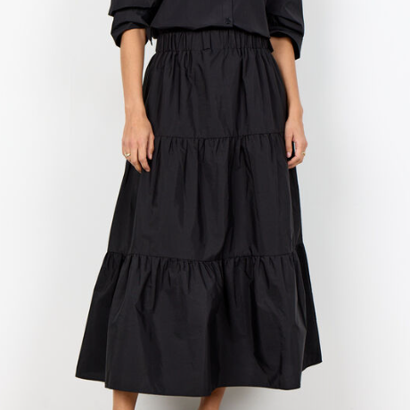 Jupe Longue Femme Noir Soya Concept 5S41788-9999