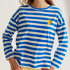 Chandail Femme Bleu Rayée Compania Fantastica 61C/42015