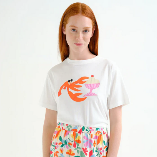 T-shirt Femme Blanc Compania Fantastica 62c/42110