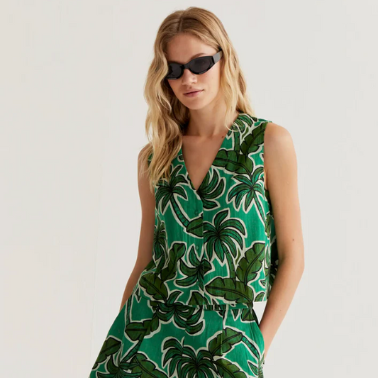 Camisole Femme Vert Motif Compania Fantastica 61C/43005