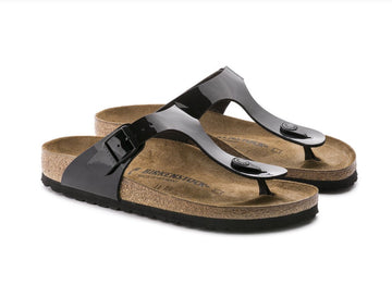 BIRKENSTOCK – SANDALE – GIZEH – BIRKO-FLOR-PATENT – 43663(N) - 43661(R) (#117) – NOIR