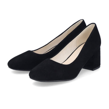 Soulier talon moyen - Cuir - Rieker - 44750-04 (#169) - noir