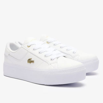 LACOSTE – SNEAKERS ZIANE PLATFORM – 7-47CFA0005 (#34) – BLANC