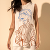 Camisole Femme Beige Lez a Lez 5036E-011664