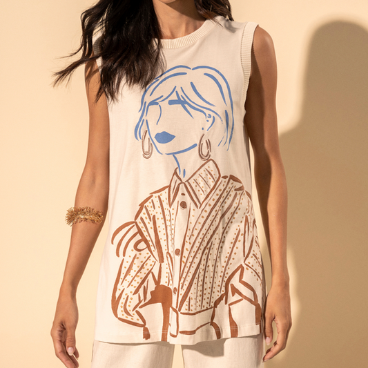 Camisole Femme Beige Lez a Lez 5036E-011664