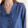 DISPONIBLE EN LIGNE SEULEMENT - COMPANIA - CHEMISE CHAMBRAY - 51C/40013 - BLEU