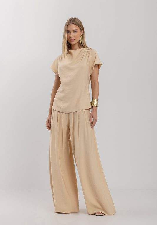 DISPONIBLE EN LIGNE SEULEMENT - LEZ A LEZ – T-SHIRT – 7175E-000622 – BEURRE