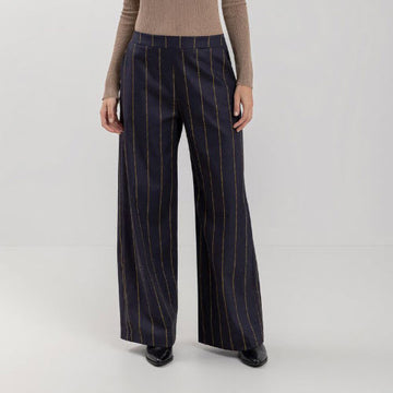 DISPONIBLE EN LIGNE SEULEMENT - LEZ A LEZ – PANTALON – 7228E-Y1491D – PERLES MARINES