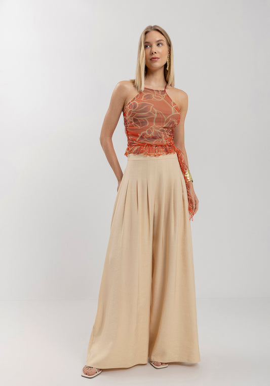 DISPONIBLE EN LIGNE SEULEMENT - LEZ A LEZ – PANTALON – 7251E-000622 – BEIGE