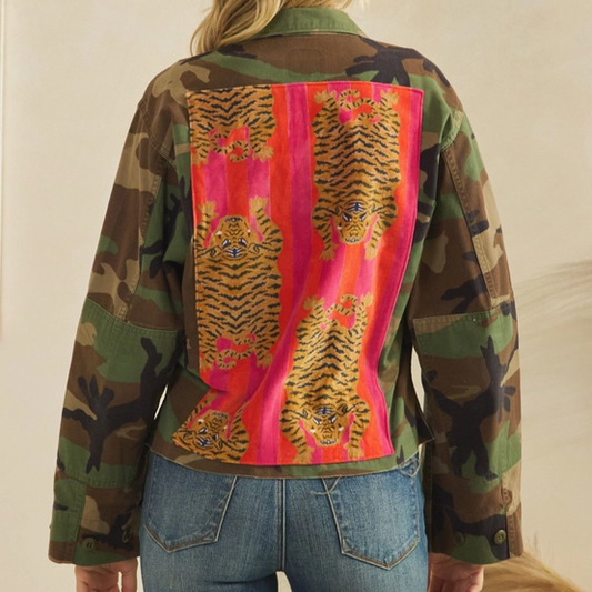 Veste Camouflage Imprimée Femme 72547-CAMO