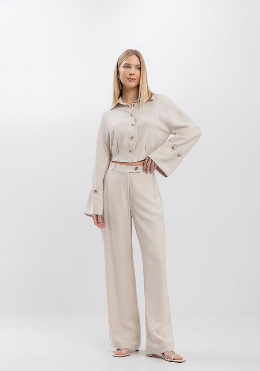 DISPONIBLE EN LIGNE SEULEMENT - LEZ A LEZ – PANTALON – 7264E-015132 – MOHAR BEIGE