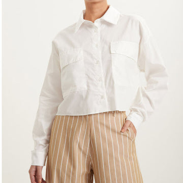 DISPONIBLE EN LIGNE SEULEMENT - LEZ A LEZ – CHEMISE – 7402E-00001  – BLANC