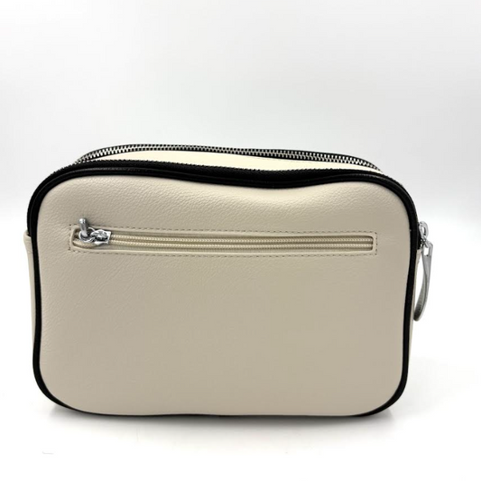 Sacs à Bandouillere Beige Noir Manocchio 88925-1