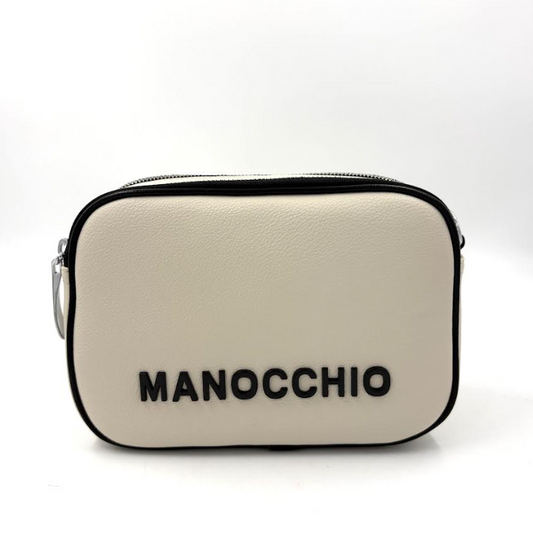 Sacs à Bandouillere Beige Noir Manocchio 88925-1