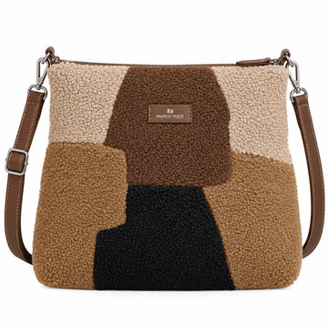 Sac à main à bandouilliere MANOCCHIO 93039-5 Brun Multi