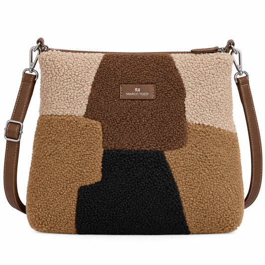 Sac à main à bandouilliere MANOCCHIO 93039-5 Brun Multi