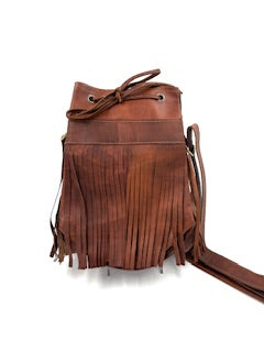 AVANI - FRINGE BUCKET BAG - #1017