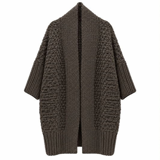 Veste longue en tricot BANDITAS AZZURA