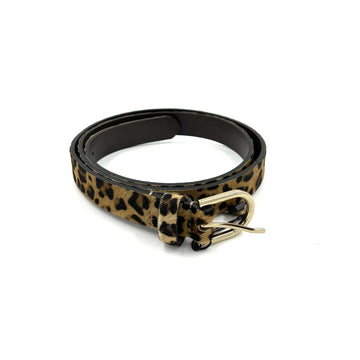 Ceinture de cuir fini Leopard - Eco7