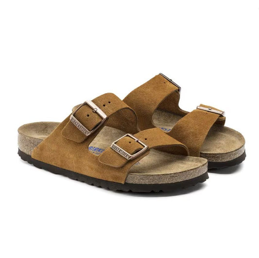 BIRKENSTOCK – ARIZONA SOFT FOOTBED – 1009526 (#150) WIDE – SUEDE MINK