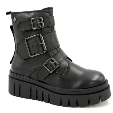 DISPONIBLE EN LIGNE SEULEMENT-Botte Femme Noir Aqua-Flex Lg-blanche-97 (#41)