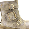 DISPONIBLE EN LIGNE SEULEMENT-Botte Femme Beige Aqua-Flex Lg-blanche-35 (#42)