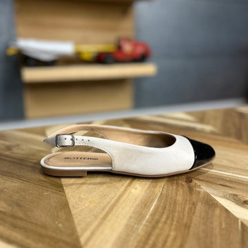 DISPONIBLE EN LIGNE SEULEMENT - BOTTERO - WYNN (#34) - OFF WHITE / NOIR