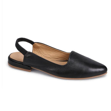 DISPONIBLE EN LIGNE SEULEMENT - BUENO - SLINGBACK INDIE FLAT (#80) - NOIR