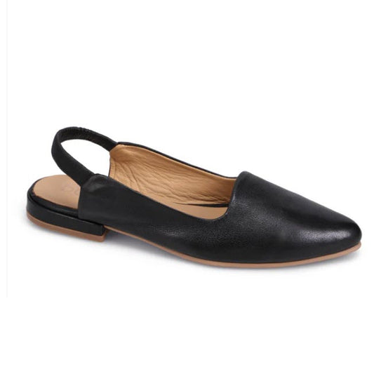DISPONIBLE EN LIGNE SEULEMENT - BUENO - SLINGBACK INDIE FLAT (#80) - NOIR