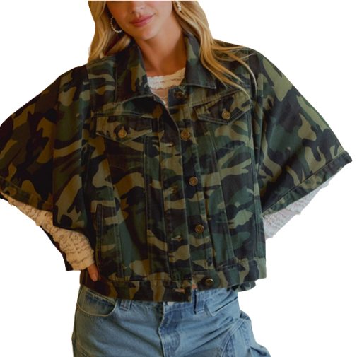 Veste Femme Camouflage Bibi It5424h-02