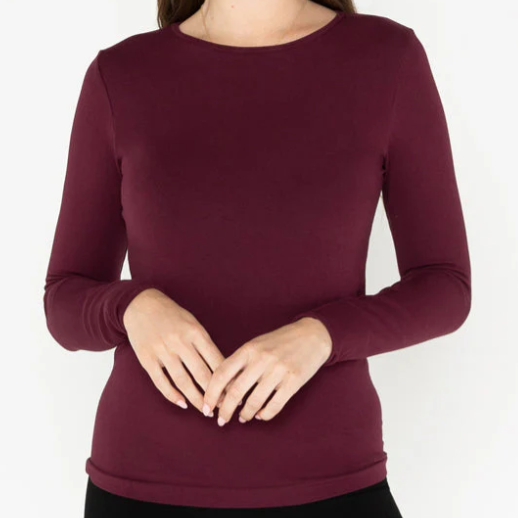 CHANDAIL BAMBOU MANCHE LONGUE FEMME C'EST MOI CEBT1020