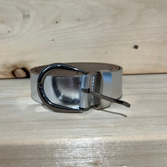 ECO7 - CEINTURE DE CUIR METALLIQUE OU GOLD  - CHLOE