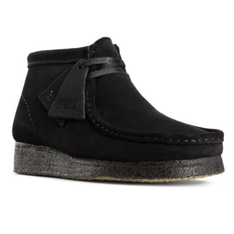 DISPONIBLE EN LIGNE SEULEMENT - CLARKS - WALLABEE BOOT - 26155521 (516) - NOIR SUEDE