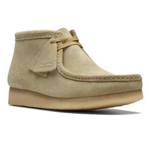 DISPONIBLE EN LIGNE SEULEMENT - CLARKS – WALLABEE BOOT – 26155520 (520) – MAPLE SUEDE