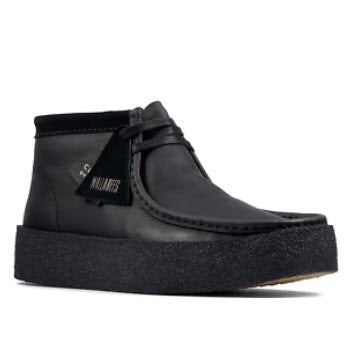 DISPONIBLE EN LIGNE SEULEMENT - CLARKS – WALLABEE – SCARPA – 26163169 (537) – NOIR CUIR