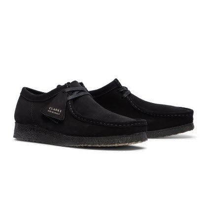 DISPONIBLE EN LIGNE SEULEMENT - CLARKS – WALLABEE – 26155519 (546) – NOIR SUEDE