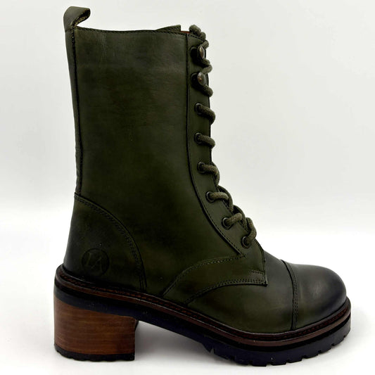 DISPONIBLE EN LIGNE SEULEMENT-Botte Femme Olive Smooth L'orange Cole-63 (#6)