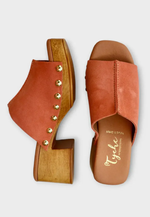 DISPONIBLE EN LIGNE SEULEMENT - TYCHE - SANDALES À TALONS - BELLA - TAN
