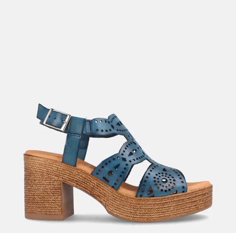 TYCHE - SANDALES À TALONS - BEGA - JEANS